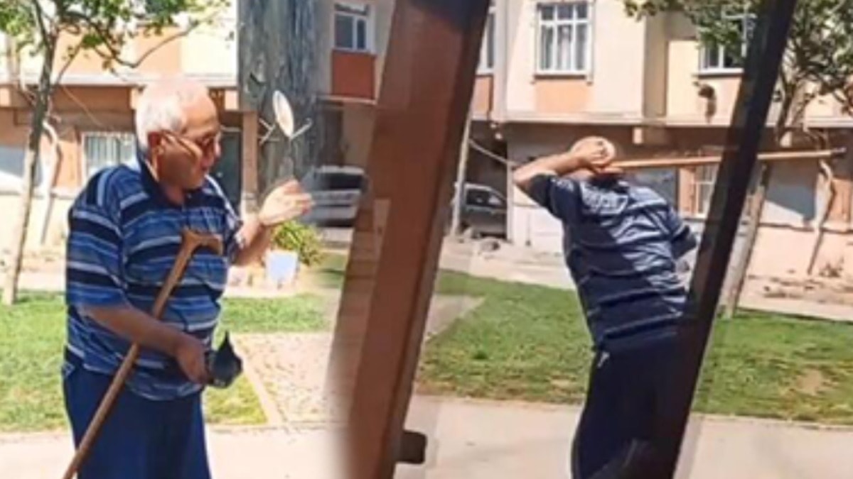 Yardım etmek isterken karganın hedefi oldu