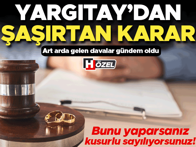 Yargıtay'dan emsal karar: Hasta eşi ihmal etmek ağır kusur sayıldı