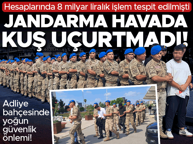 Antalya merkezli yasa dışı bahis operasyonunda 80 şüpheli adliyede