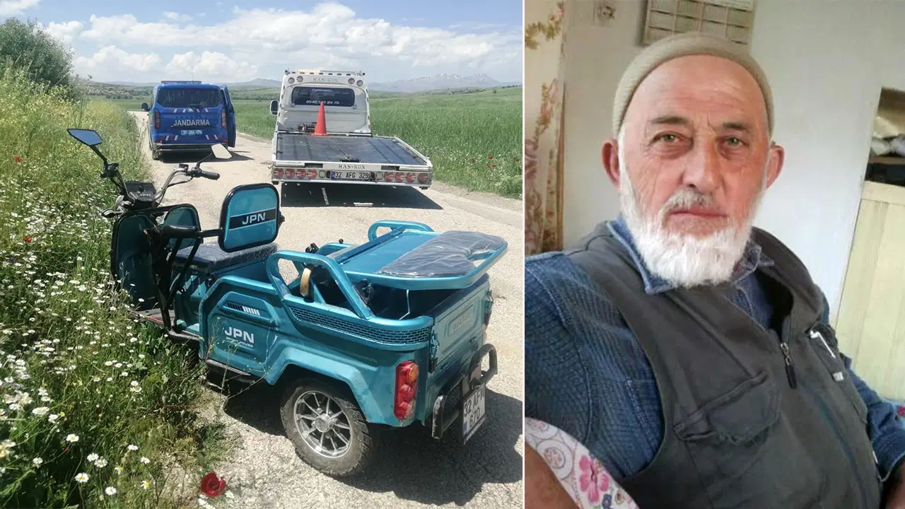 Yaşlı adam elektrikli bisikletiyle köyüne dönerken kaza yaptı: 1 km kala hayatını kaybetti