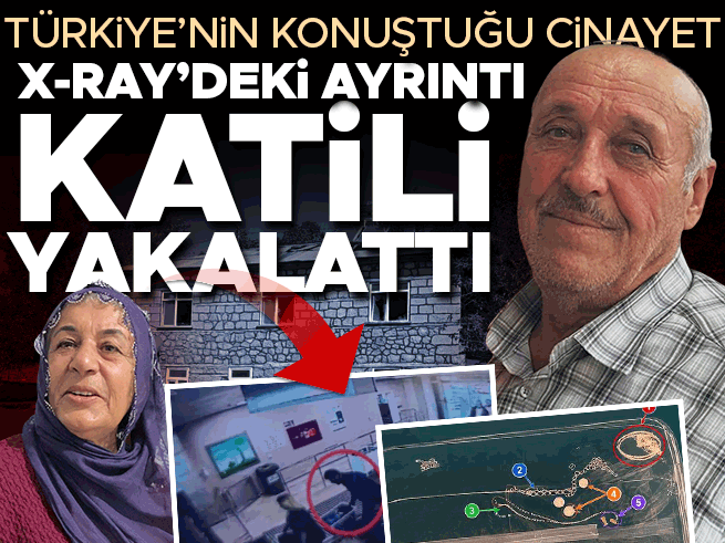 Yaşlı Çifti Öldürüp Evini Yakan Zanlılar X-Ray'de Yakalandı