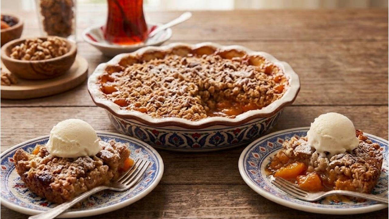 Yazın vazgeçilmezi: Kayısılı crumble tarifi