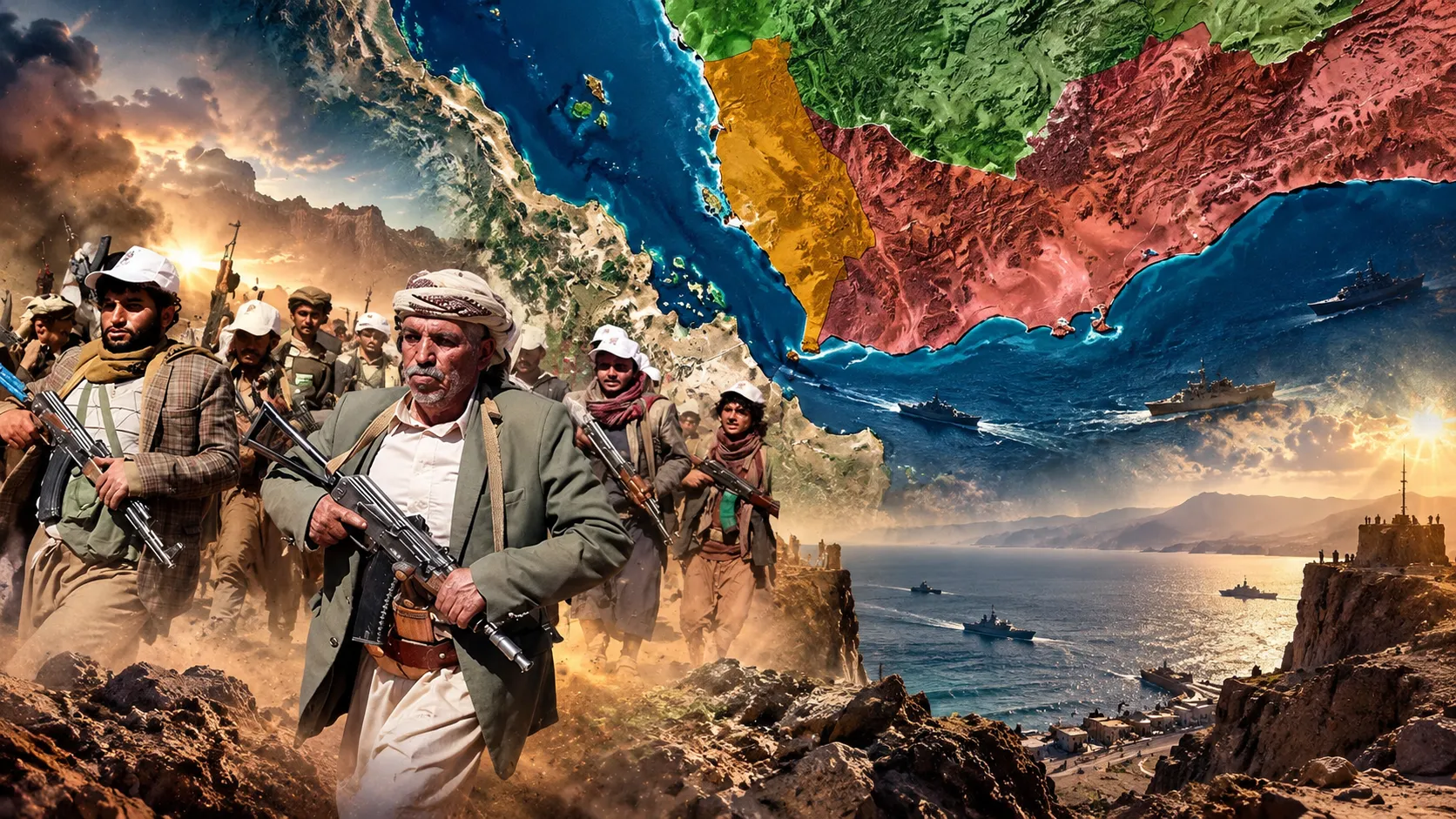 Yemen'de Husilere 3 Cepheden Kuşatma: Babülmendep Hattında Tarihi Harekat