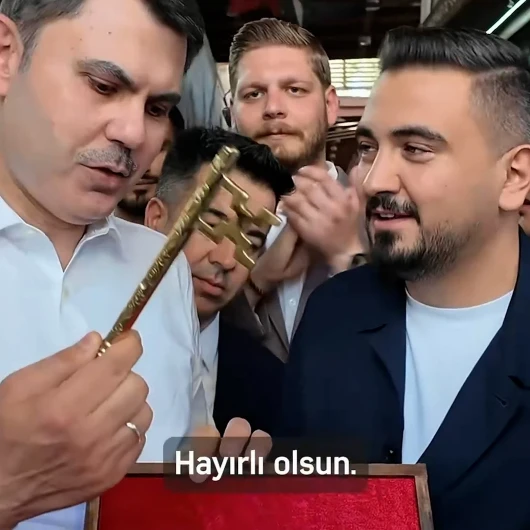 Yeni Dükkanlarına Kavuşan Esnaftan Bakan Kurum'a Teşekkür