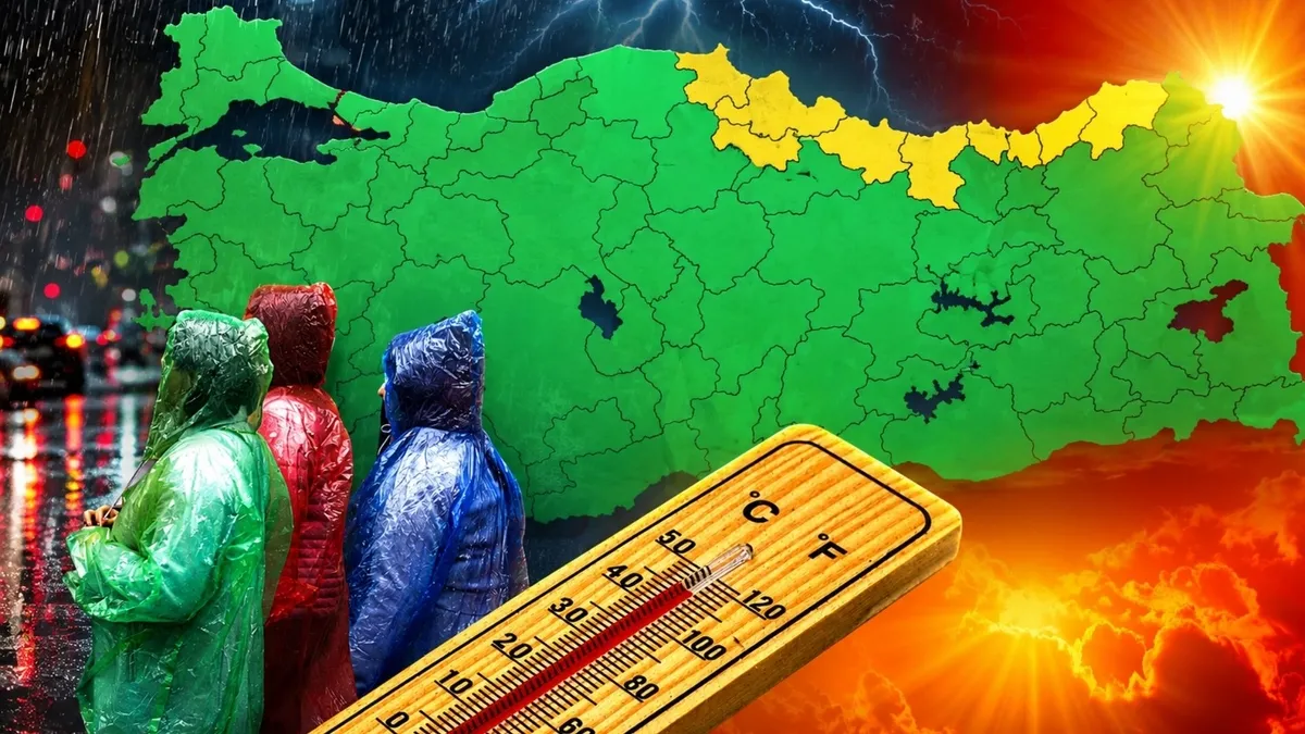 Yeni hafta sağanakla başlıyor! MGM'den 5 il için sarı kodlu uyarı