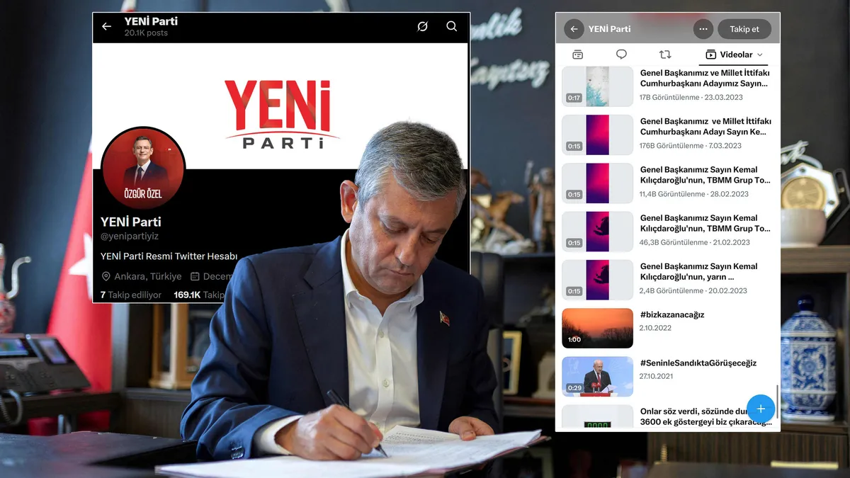 Yeni Parti CHP'nin Sosyal Medya Hesabını Devraldı