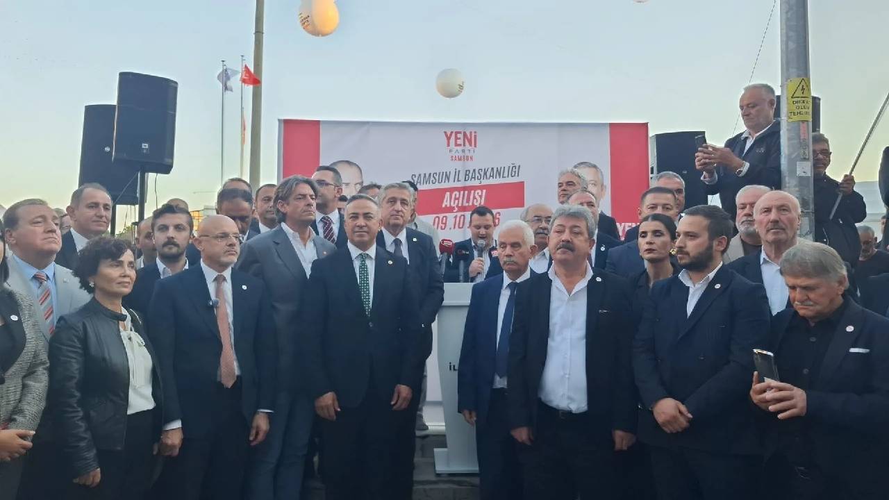 YENİ Parti Samsun İl Başkanlığı binası açıldı