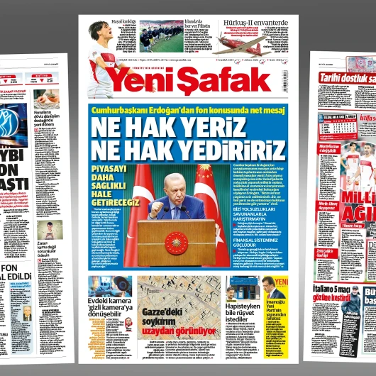 Yeni Şafak'tan 'Ne Hak Yeriz Ne Hak Yediririz' Vurgusu