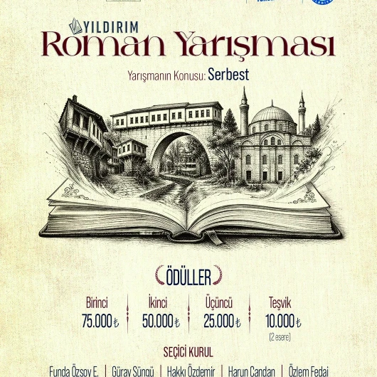 Yıldırım Belediyesi'nden Roman Yarışması