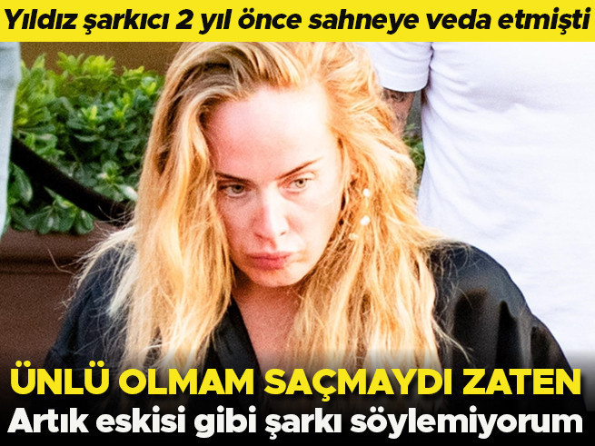 Yıldız şarkıcı iki yıl önce sahnelere veda etmişti: Benim ünlü olmam saçmaydı zaten... Artık eskisi gibi şarkı söylemiyorum