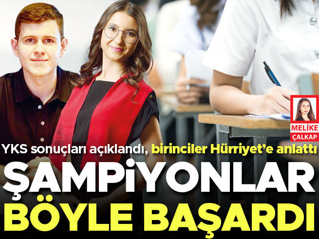 YKS 2024 birincileri başarı sırlarını paylaştı