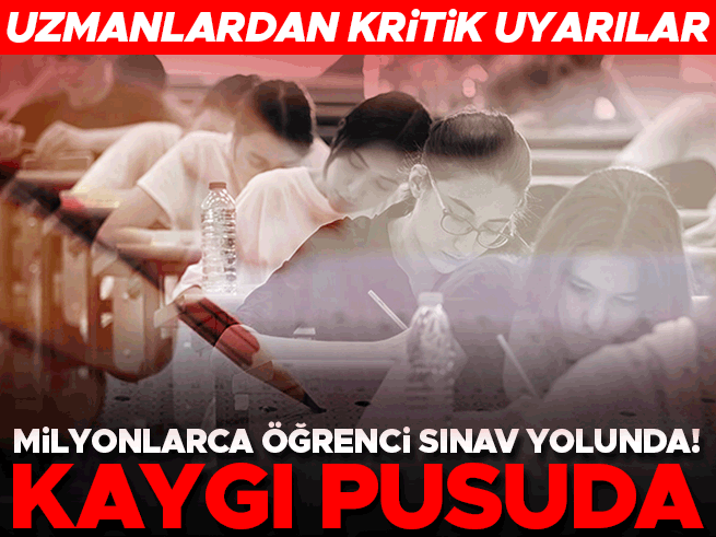 YKS öncesi sınav kaygısına karşı uzmanlardan uyarılar