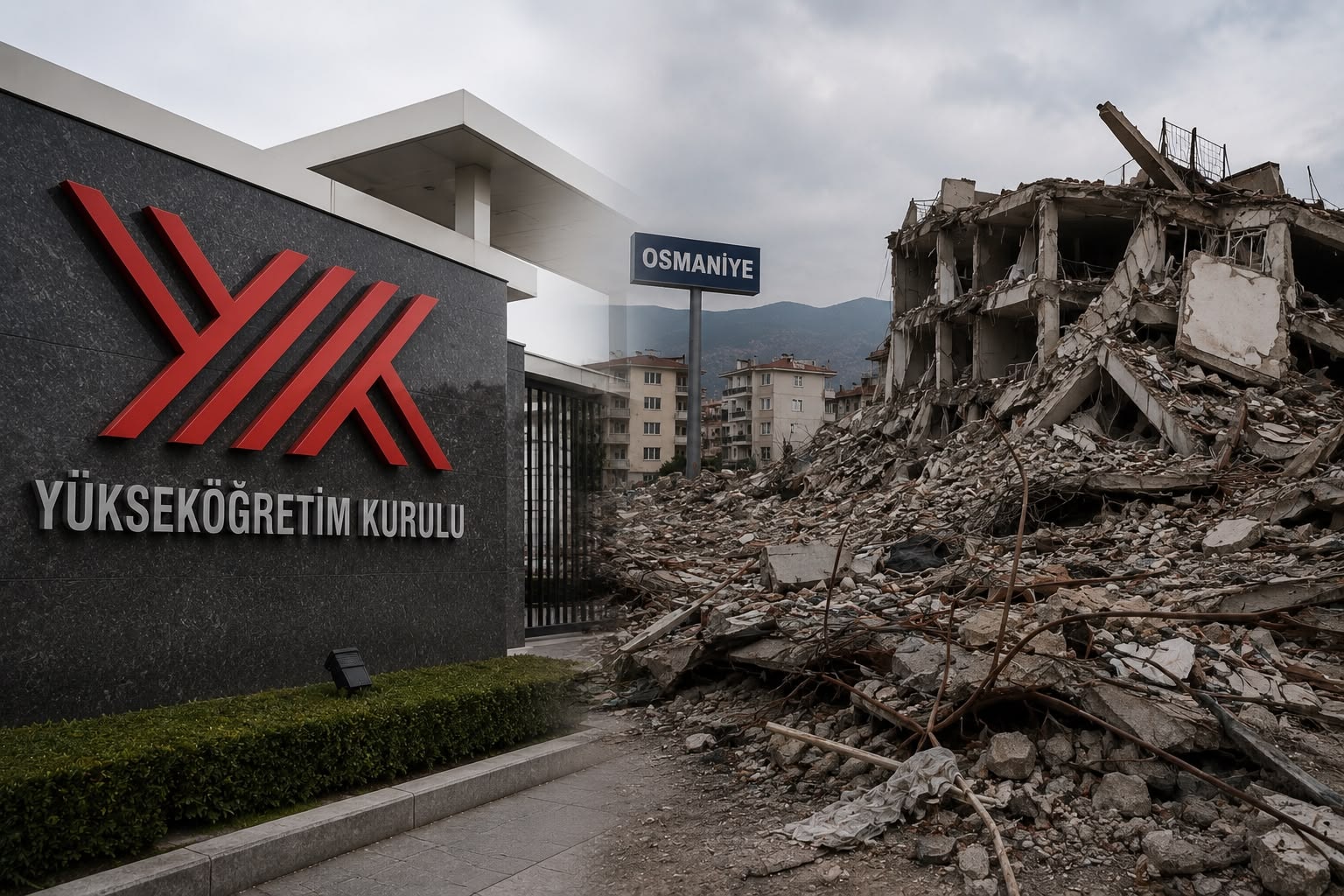 YÖK depremzede öğrenciler için Osmaniye'yi yok saydı