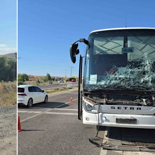 Yozgat'ta Otobüs-Traktör Çarpışması: Kazada Can Kaybı Yok