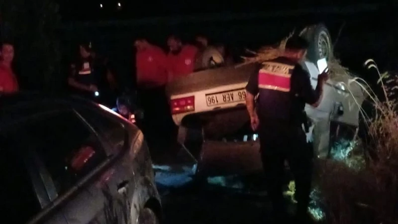 Yozgat'ta Otomobil Takla Attı: Sürücü Yaralandı