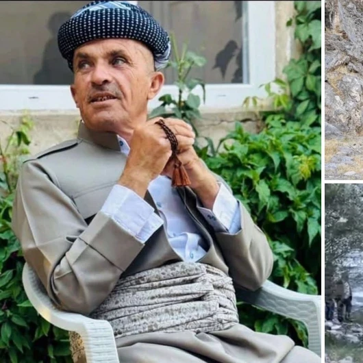 Yüksekova'da sarp arazide acı Cenaze dereden geçirilip omuzlarda taşındı