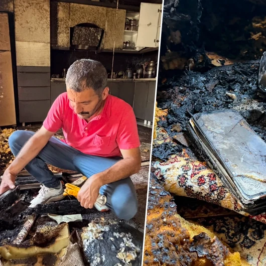 Yüksekova'da Telefon Patlaması Evde Yangına Neden Oldu