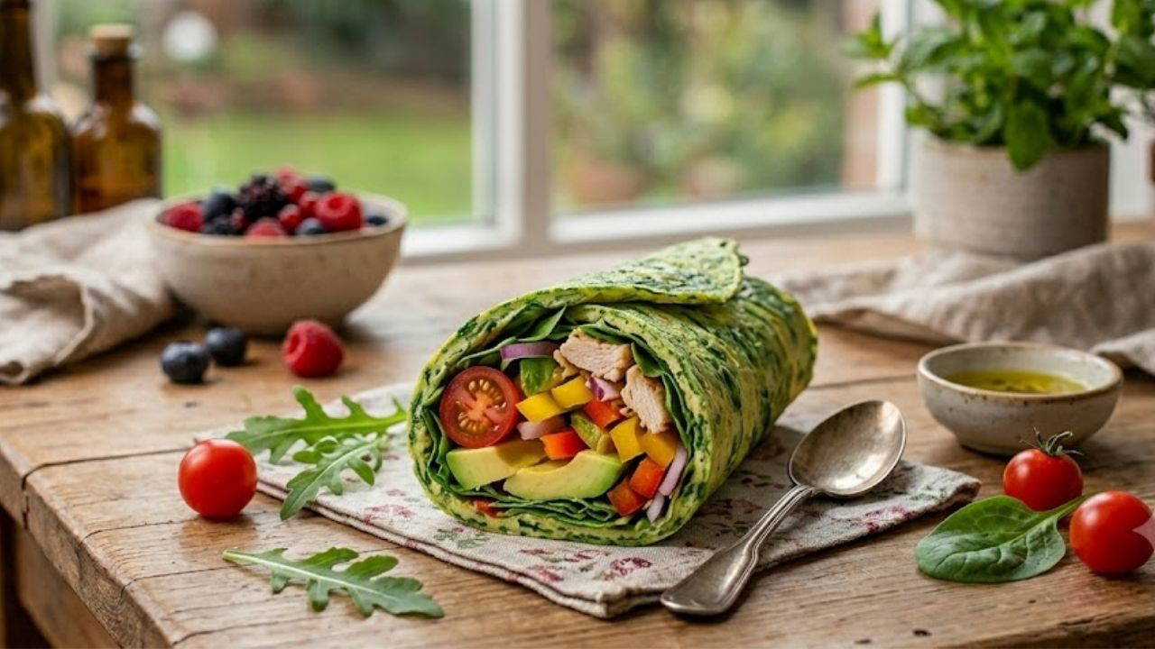 Yumurtasız lavaşsız: Ispanaklı yeşil protein dürüm tarifi