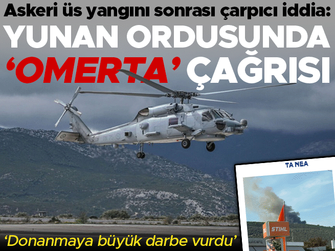 Yunan Donanması'nda Yangın Sonrası 'Omerta' İddiası