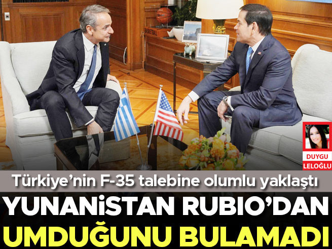 Yunanistan Rubio'dan Umduğunu Bulamadı