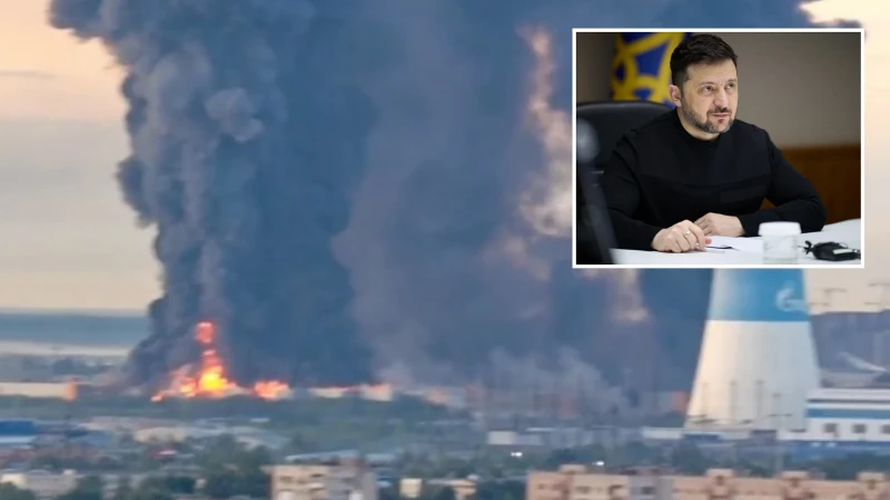 Zelenskiy: Rusya'nın Kirov kentindeki askeri tesisi vurduk