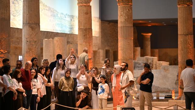Zeugma Mozaik Müzesi Kurban Bayramı'nda ziyaretçi akınına uğruyor