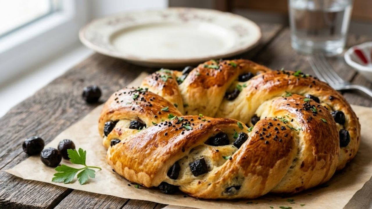 Çayın Yanına En Lezzetli Eşlikçi: Pastane Usulü Zeytinli Açma Tarifi